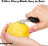 Rainspire 2-in-1 Lemon Zester Tool with Channel Knife, Stainless Steel Citrus Zester Tool, Lemon Peeler, Zesters