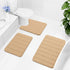 Buganda Memory Foam Bath Mat Rug, 59" x 17", Ultra Soft Non-Slip Water Absorbent Machine Washable Bath Rug