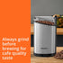 Krups Fast-Touch Coffee Grinder, 3oz Bean Hopper, One Touch Operation, 200 Watts, Espresso and Spice Grinder, Silver