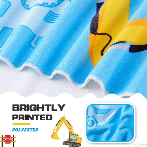 30 60 WERNNSAI Truck Kids Beach Towel for Boys - x Truck Sand Free Swim Towels for Boys Bath Pool Camping Travel Towel