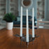 10 inch Taper Candle 4 Pack, Long Burning Dripless Unscented Tapered Candles for Home Interior - 8-Hour Burning White