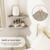 Realgulf 4-Pack Corner Shelves for Bathroom & Kitchen, Space-Saving Floating Corner Wall Shelf with Easy Installation