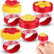 Zopeal 4 Pieces Hummingbird Wrist Feeder, Adjustable Strap Hand Feed Perch Tools for Outdoor Hummingbird Feeding