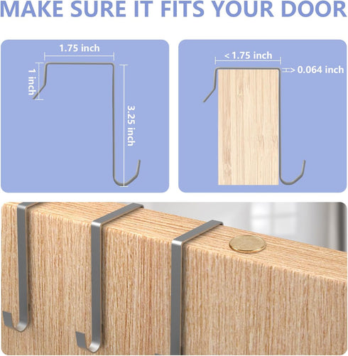 1 Pack Closet 15 FENTEC Over-the-Door-Shoe-Organizers,Hanging Organizers with Large Pocket Shoe Holder Hanging Shoe
