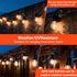 Yefall 60 Pack String Lights Hooks for Outdoor, Christmas Light Clips Weatherproof Light Hanger Hooks Screw-in Hooks