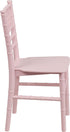 Commercial Flash Furniture Childs Pink Resin Party and Event Chiavari Chair for & Residential Use,Pink