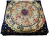 ICC Yellow Zodiac Mandala Barmeri Large Floor Pillow Cover Cushion Meditation Seating