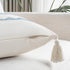 Fancy Homi Set 2 12x20 Inch of Boho Light Blue Long Lumbar Decorative Throw Pillow Cover for Couch Bed Sofa Chair