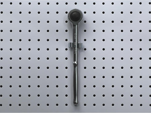 Triton Products Spring Clip Pegboard Hook - 1 1/8", Pack of 10, Chromate Dipped Steel Durahook