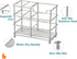 Urbanstrive Bathroom Toothbrush Holder Stand, 304 Stainless Steel Toothpaste Holder Organizer (Silver, Small)