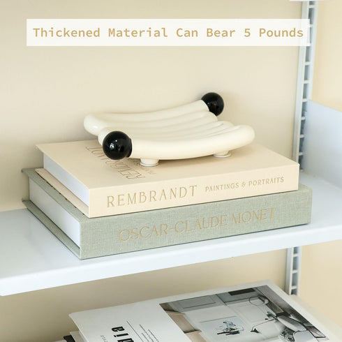 HMMSTR Decor-Set 2 Modern Coffee Table Books-Decorative Books for Home of Linen Fake Books Decorative Boxes-Faux Book