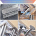 SUS304 simpletome Kitchen Paper Towels Holder Under Cabinet Adhesive or Drilling Installation Brushed Stainless Steel