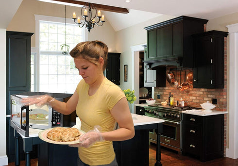 Microwave Splatter Cover, Large Microwave Plate Cover Guard Lid with Steam Vents, 11.5 Inch BPA Free & Dishwasher Safe