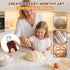 wwhako 5 Bread Lame - Professional Sourdough Scoring Tool, Upgraded Extractable & Magnetic Lame Bread Tool with Sharp