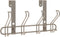 Franklin Brass OTDW04F-NIC-C 4-Hook Wire Over The Door Storage Rack, Nickel Finish