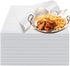100PCS Deli Paper Sheets 12 12", Unbleached White Wax Paper for Food Basket Liners