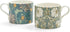 12oz Set 2 Spode Morris & Co Mug, of - Porcelain Drinkware for Tea or Coffee, Microwave & Dishwasher Safe Cups