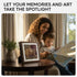 8x8 8 8 6 6 8by8 6x6 inch Set 1 Homeforia Picture Frame Brown, High-End Dark Oak x Square Brown Wood Frame with Mat by