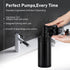 GAPPO Matte Black Soap Dispenser, Stainless Steel Metal Pump Hand Lotion Bottle for Bathroom, Bedroom, Kitchen (300ML)