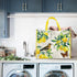 NymphFable 5-Pack Washable Reusable Grocery Bags with Fun Designs
