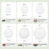 Silicone Stretch Lids for Food Storage, Reusable Elastic Bowl Covers for Containers, Food Grade Silicone Microwave Cover