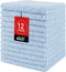 HOMEXCEL Microfiber Washcloths 12 Pack, Highly Absorbent and Soft Face Towel, Multi-Purpose