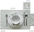 Cotton Cocktail Napkin - Grey - 4.3 x 4.3 in - 50 units per roll