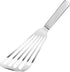 KSENDALO Thin Stainless Steel Fish Spatula, Flexible Slotted Egg Flipper with Angled Blade & Comfortable Grip