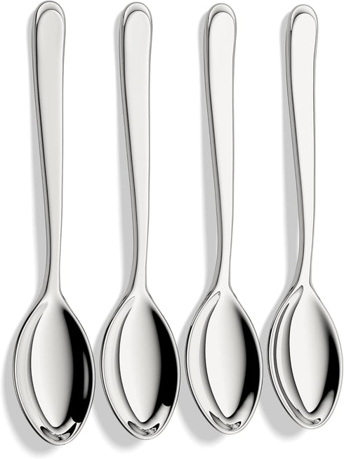 18/10 Stainless Steel Demitasse Espresso Spoons, Mini Coffee Teaspoons, Dessert Spoons, Bistro Spoons, 4.75 Inch, Set