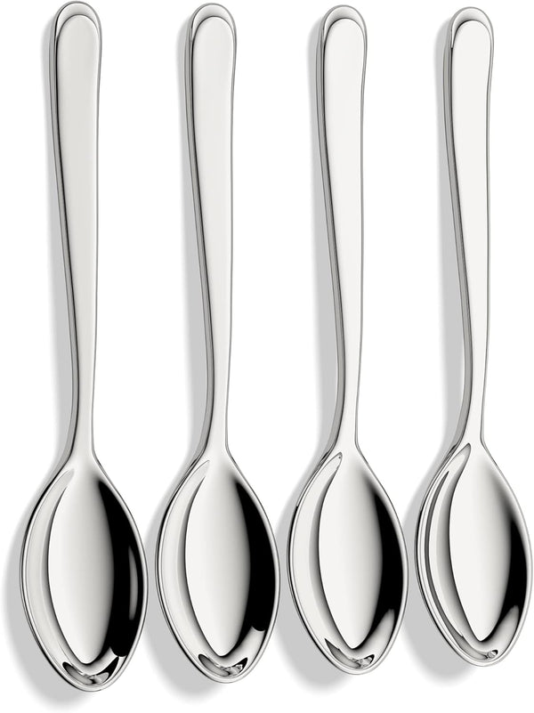 18/10 Stainless Steel Demitasse Espresso Spoons, Mini Coffee Teaspoons, Dessert Spoons, Bistro Spoons, 4.75 Inch, Set