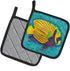 Caroline's Treasures 8674PTHD Tropical Fish Pair of Pot Holders, Kitchen Heat Resistant, 7 1/2 x 7 1/2