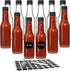 12 pcs 5 oz/ 150 ml Hot Sauce Glass Bottles with Leak