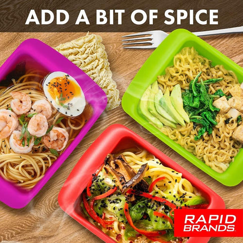 Rapid Ramen Cooker - Microwavable Cookware for Instant Ramen, BPA Free and Dishwasher Safe, Perfect for Dorm or Small