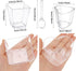 300 Pack 5oz Funtery Mini Dessert Cups with Spoons, Reusable Clear Plastic Yogurt Parfait & Appetizer Shooter Cups