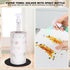 Stainless Steel Paper Towel Holder with Spray Bottle - One Hand Tear Stand for Kitchen Bathroom Countertop