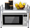 Mind Reader Kitchen Storage, Microwave Stand, Metal Shelf Organizer, Rack Shelf, 23.75"L x 12.75"W x 18.75"H