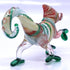 Chameleon Miniature Hand Blown Glass Art Figurines, Collectible Gift Home Decor (3" Red Green)