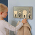Giraffe-Themed Wooden Wall Hooks for Kids' Rooms - Safari Decor