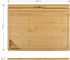Dexas Prep-Tech Home Chef Bamboo Cutting Board with Integrated Tablet Holder Groove, 12x16 Inches by Dexas