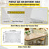 36 60 Inch, 1.5 mm VEVOR Plastic Table Cover x Thick Clear Table Protector, Rectangle Clear Desk Mat, Waterproof & Easy