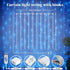 300 9.8ft 9.8ft 8 DomeStar LED Fairy Curtain Lights, x Waterproof String Hanging Lights with Modes Remote, Plugin