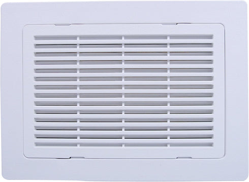 Oatey 34247 Louvered Design Access Panel Frame, ABS 6x9, White