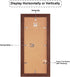 8x20 4 4X6 Picture Frame Display opening Picture Frame Collage,Multi Photo Frame with Mat,Plexiglass,Wall or Tabletop