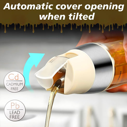 Matifaner Honey Dispenser No Drip, Maple Syrup Dispenser, Olive Oil Dispensers, Glass Jar with Stand, Beautiful Honey