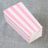BinaryABC Popcorn Boxes, Stripe Pattern Decorative Dinnerware for Parties, 24pcs, Pink