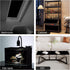 HIDBEA Mirror Blackout Window Film, 100% Light Blocking Room Darkening Tint, Removable Cover for Day Sleep