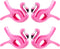 4 Pieces Beach Towel Clips, Jumbo Size Beach Chair Clips, Towel Holder for Cruise, Pool, Patio, Holiday Use (Flamingo