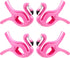4 Pieces Beach Towel Clips, Jumbo Size Beach Chair Clips, Towel Holder for Cruise, Pool, Patio, Holiday Use (Flamingo