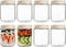 SHOWIN Overnight Oats Containers with Lids, 16oz Glass Jars with Lids 8