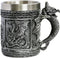 Medieval Roaring Dragon Mug - Dungeons and Dragons Beer Stein Tankard, 15.8oz Stainless Coffee Mug for GOT Lovers